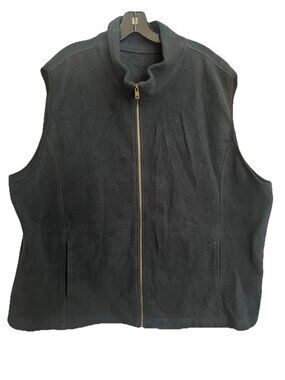 Rawganique Performance Organic Cotton Vest Men's XL Black Full Zip Stretch.  R